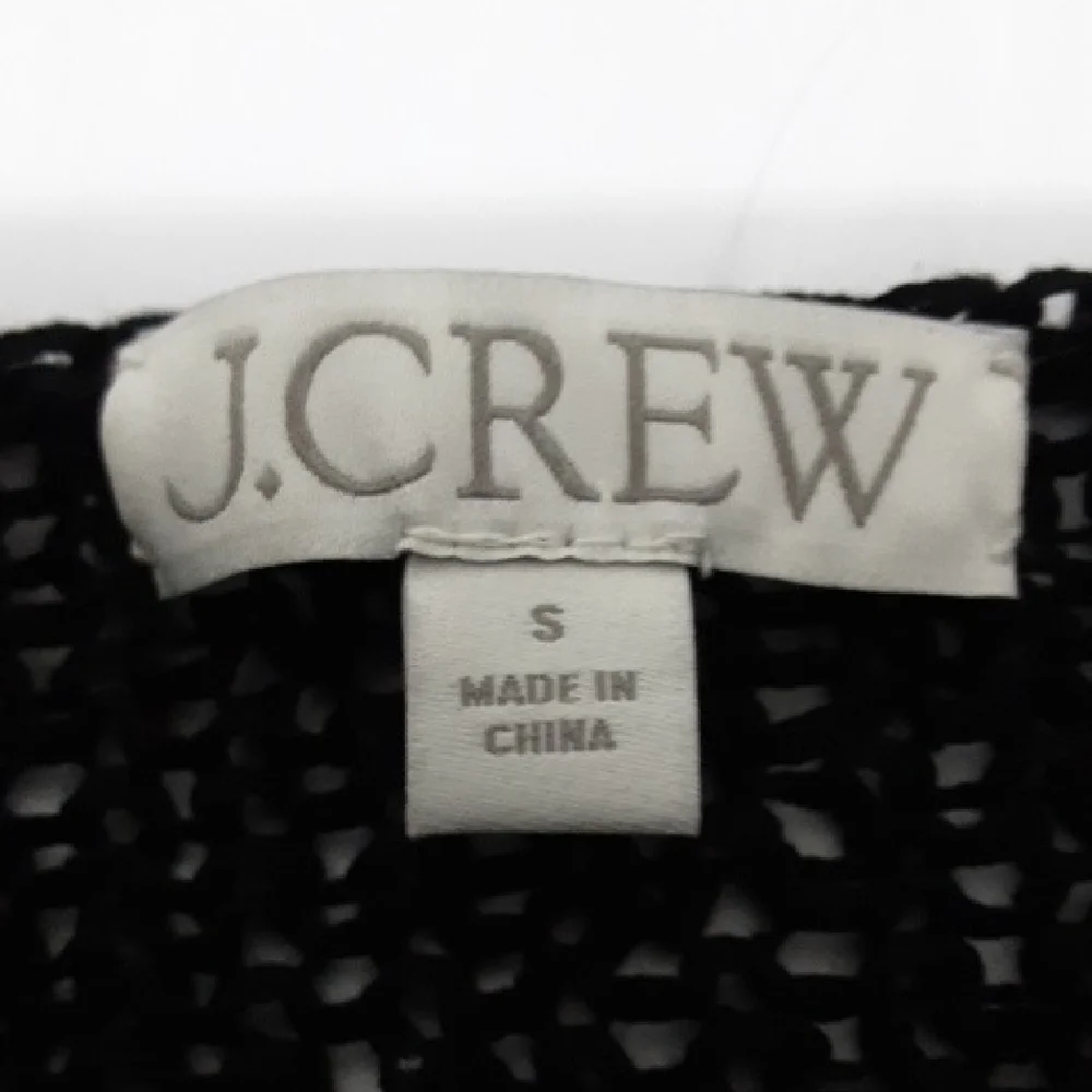 J. CREW Crochet Classic‎ Black Women's S Sweater
